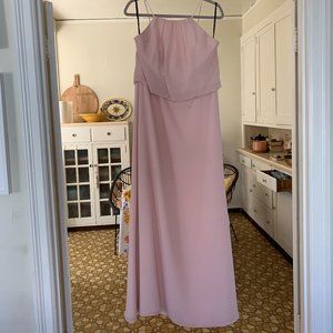 Blush Bridesmaid Dress, Size 16